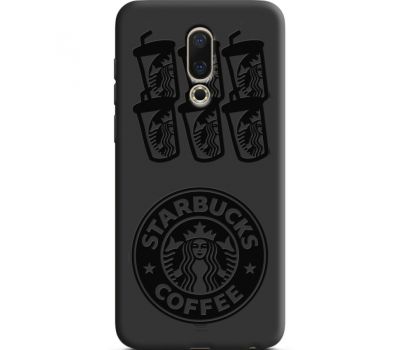 Силіконовий чохол BoxFace Meizu 16 Black Coffee (36105-bk41)