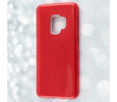 Чохол для Samsung Galaxy S9 (G960) Shining Glitter з блискітками червоний 163769