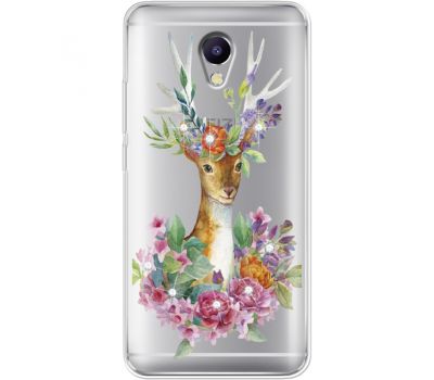 Силіконовий чохол BoxFace Meizu M5 Note Deer with flowers (935009-rs5)