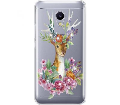 Силіконовий чохол BoxFace Meizu M5s Deer with flowers (935041-rs5)