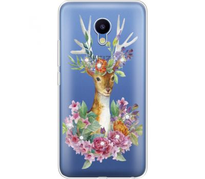 Силіконовий чохол BoxFace Meizu M5 Deer with flowers (935998-rs5)