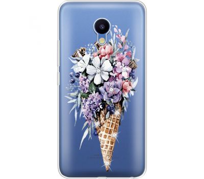 Силіконовий чохол BoxFace Meizu M5 Ice Cream Flowers (935998-rs17)