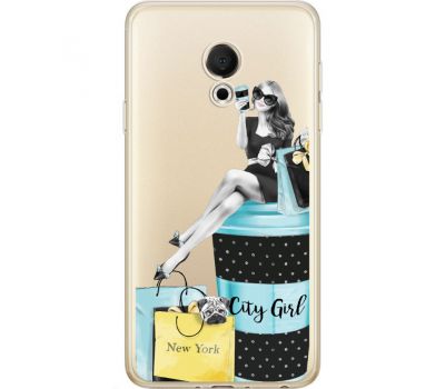 Силіконовий чохол BoxFace Meizu M15 (15 Lite) City Girl (35007-cc56)