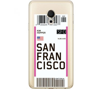Силіконовий чохол BoxFace Meizu M15 (15 Lite) Ticket  San Francisco (35007-cc79)