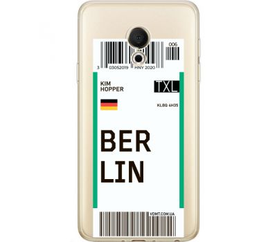 Силіконовий чохол BoxFace Meizu M15 (15 Lite) Ticket Berrlin (35007-cc80)