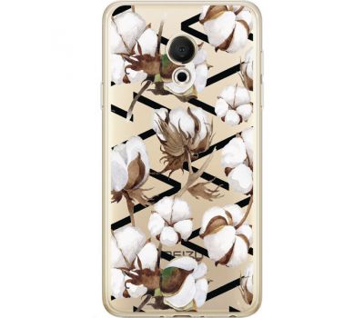 Силіконовий чохол BoxFace Meizu M15 (15 Lite) Cotton flowers (35007-cc50)