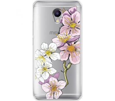 Силіконовий чохол BoxFace Meizu M5 Note Cherry Blossom (35009-cc4)