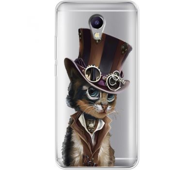 Силіконовий чохол BoxFace Meizu M5 Note Steampunk Cat (35009-cc39)