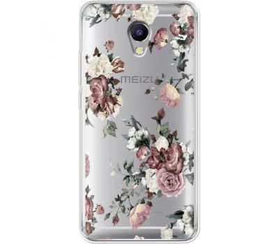 Силіконовий чохол BoxFace Meizu M5 Note Roses (35009-cc41)