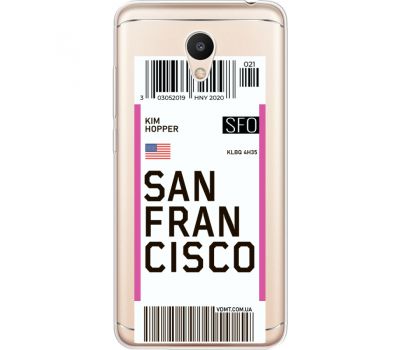 Силіконовий чохол BoxFace Meizu M6 Ticket  San Francisco (35010-cc79)