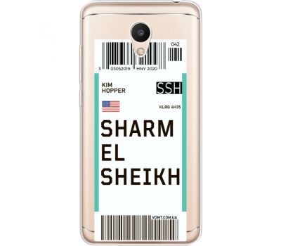 Силіконовий чохол BoxFace Meizu M6 Ticket Sharmel Sheikh (35010-cc90)