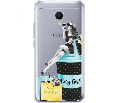 Силіконовий чохол BoxFace Meizu M5s City Girl (35041-cc56)
