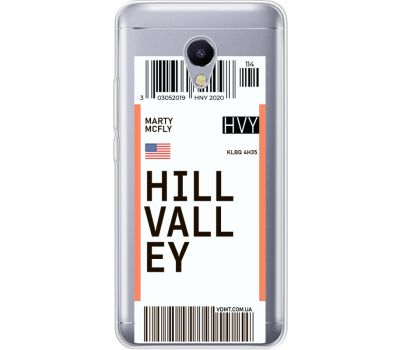 Силіконовий чохол BoxFace Meizu M5s Ticket Hill Valley (35041-cc94)