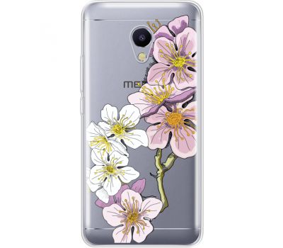 Силіконовий чохол BoxFace Meizu M5s Cherry Blossom (35041-cc4)