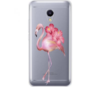 Силіконовий чохол BoxFace Meizu M5s Floral Flamingo (35041-cc12)