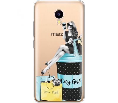 Силіконовий чохол BoxFace Meizu M5C City Girl (35051-cc56)