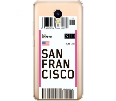 Силіконовий чохол BoxFace Meizu M5C Ticket  San Francisco (35051-cc79)
