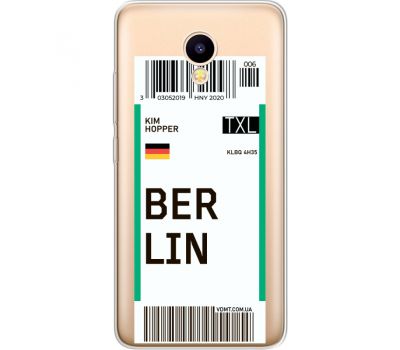 Силіконовий чохол BoxFace Meizu M5C Ticket Berrlin (35051-cc80)