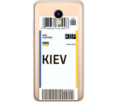Силіконовий чохол BoxFace Meizu M5C Ticket Kiev (35051-cc88)