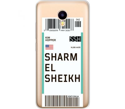 Силіконовий чохол BoxFace Meizu M5C Ticket Sharmel Sheikh (35051-cc90)