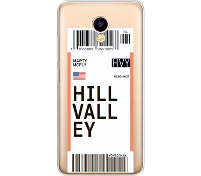 Силіконовий чохол BoxFace Meizu M5C Ticket Hill Valley (35051-cc94)