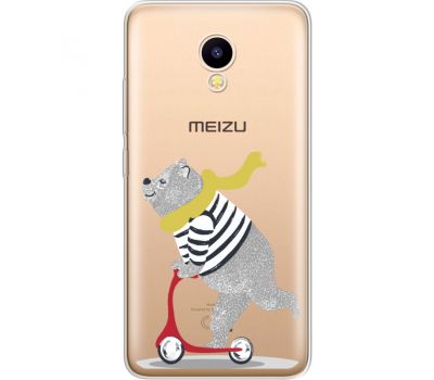 Силіконовий чохол BoxFace Meizu M5C Happy Bear (35051-cc10)