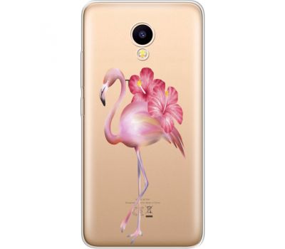 Силіконовий чохол BoxFace Meizu M5C Floral Flamingo (35051-cc12)