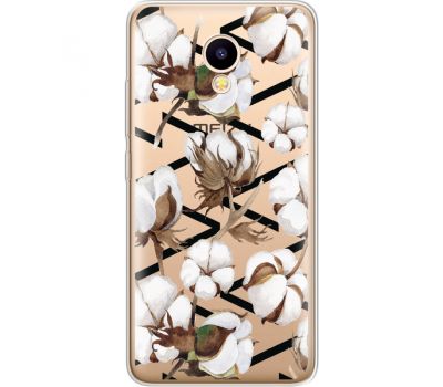 Силіконовий чохол BoxFace Meizu M5C Cotton flowers (35051-cc50)
