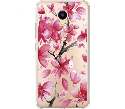 Силіконовий чохол BoxFace Meizu M3 Pink Magnolia (35365-cc37)