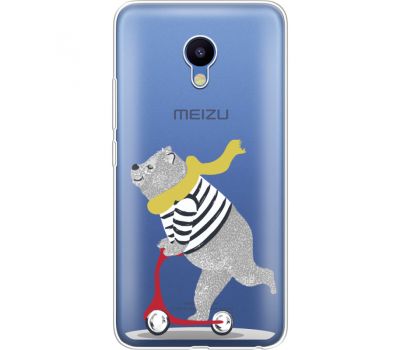 Силіконовий чохол BoxFace Meizu M5 Happy Bear (35998-cc10)