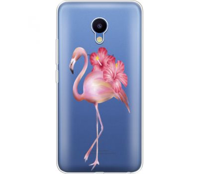 Силіконовий чохол BoxFace Meizu M5 Floral Flamingo (35998-cc12)