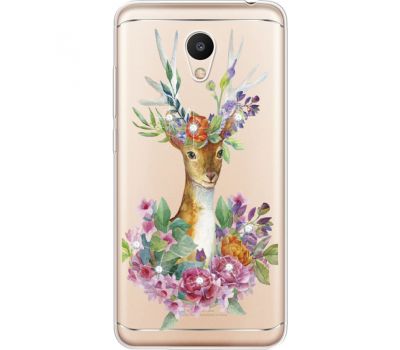 Силіконовий чохол BoxFace Meizu M6 Deer with flowers (935010-rs5)