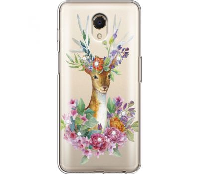 Силіконовий чохол BoxFace Meizu M6s Deer with flowers (935011-rs5)