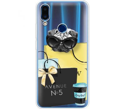 Силіконовий чохол BoxFace Meizu Note 9 Fashion Pug (36864-cc55)