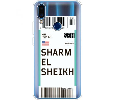 Силіконовий чохол BoxFace Meizu Note 9 Ticket Sharmel Sheikh (36864-cc90)