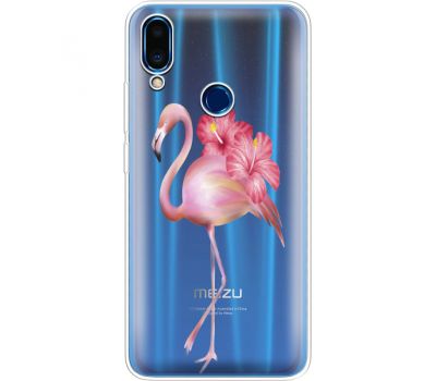 Силіконовий чохол BoxFace Meizu Note 9 Floral Flamingo (36864-cc12)