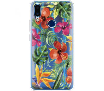 Силіконовий чохол BoxFace Meizu Note 9 Tropical Flowers (36864-cc43)