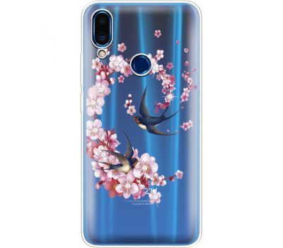 Силіконовий чохол BoxFace Meizu Note 9 Swallows and Bloom (936864-rs4)