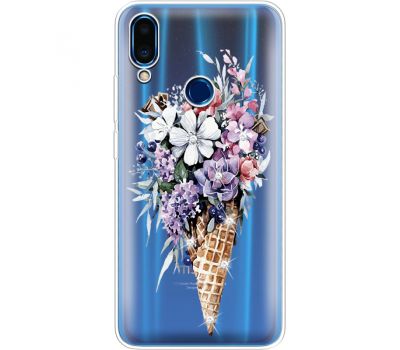 Силіконовий чохол BoxFace Meizu Note 9 Ice Cream Flowers (936864-rs17)