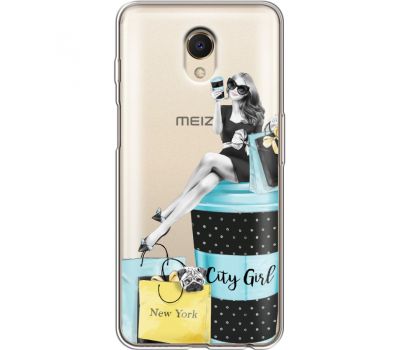 Силіконовий чохол BoxFace Meizu M6s City Girl (35011-cc56)