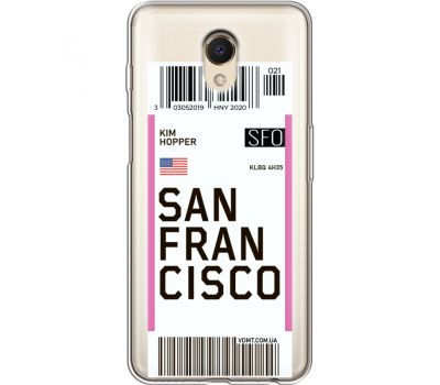 Силіконовий чохол BoxFace Meizu M6s Ticket  San Francisco (35011-cc79)