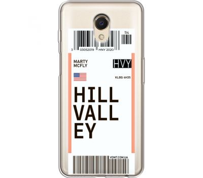 Силіконовий чохол BoxFace Meizu M6s Ticket Hill Valley (35011-cc94)