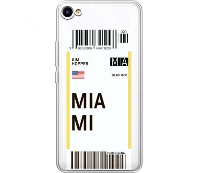 Силіконовий чохол BoxFace Meizu U10 Ticket Miami (36786-cc81)