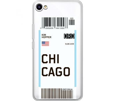 Силіконовий чохол BoxFace Meizu U10 Ticket Chicago (36786-cc82)