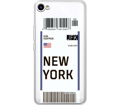Силіконовий чохол BoxFace Meizu U10 Ticket New York (36786-cc84)