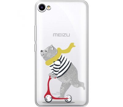 Силіконовий чохол BoxFace Meizu U10 Happy Bear (36786-cc10)
