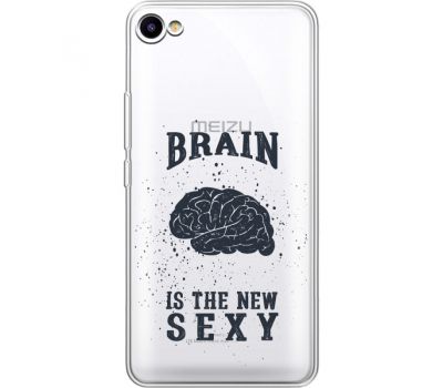 Силіконовий чохол BoxFace Meizu U10 Sexy Brain (36786-cc47)