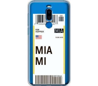 Силіконовий чохол BoxFace Meizu X8 Ticket Miami (35839-cc81)