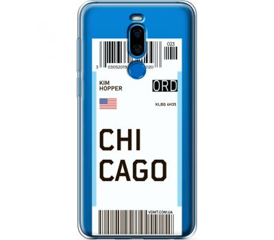 Силіконовий чохол BoxFace Meizu X8 Ticket Chicago (35839-cc82)