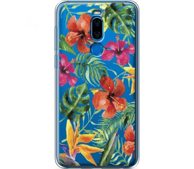 Силіконовий чохол BoxFace Meizu X8 Tropical Flowers (35839-cc43)